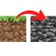 Dirty bedrock WITHOUT GRASS! (16x16) logo
