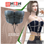 Denim Bustier Laced Up Crop Top logo