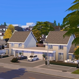 Modern Terraced Houses | No CC