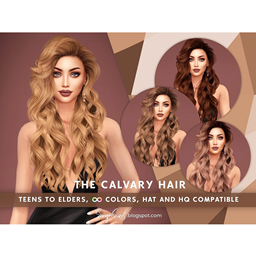 SONYASIMS - THE CALVARY HAIR logo