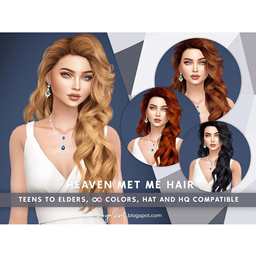 SONYASIMS - HEAVEN MET ME HAIR logo