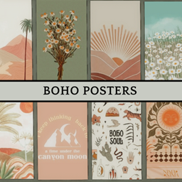 BOHO POSTERS logo