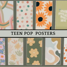TEEN POP POSTERS