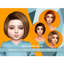 SONYASIMS - ALLISON HAIR TODDLERS project image