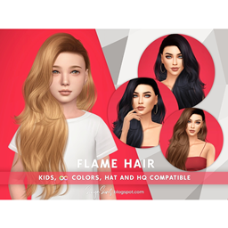 SONYASIMS - FLAME HAIR KIDS project image