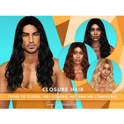 SONYASIMS - CLOSURE HAIR MALE project image
