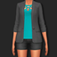 Cut Out Blazer Short Set logo