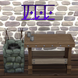 Medieval - Historical - Candle Making Table 02