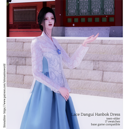 [Simna] Lace Dangui Hanbok Dress logo