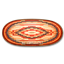 Folk Pattern Oval Dance Rug #1 Samtuse963 logo