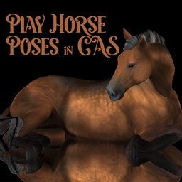 [PW] Your Horse Poses for CAS - Template Pack