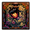 Ornate Floral Square Dance Rug #2 Samtuse963 logo