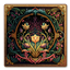 Ornate Floral Square Dance Rug #3 Samtuse963 logo