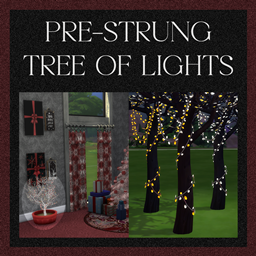 Pre-Strung Tree of Lights