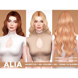 CasualSims - Alia Hairstyle logo