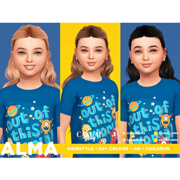 CasualSims - Alma Hairstyle Children