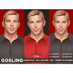 CasualSims - Gosling Hairstyle logo