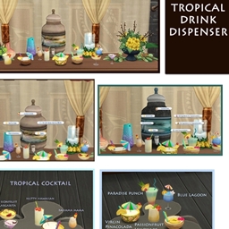 Tropical Drink Dispenser by icemunmun Spanish translation