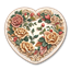 Classic Flower Heart Dance Rug #11 Samtuse963 logo