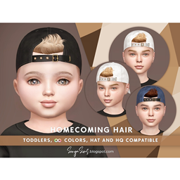 SONYASIMS - HOMECOMING HAIR TODDLERS