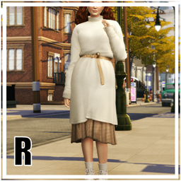 Autumn City II - Sabrina Sweater Dress