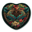 Classic Flower Heart Dance Rug #9 Samtuse963 logo