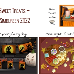 Some good things for trick or treating night by Littlbowbub Spanish translation