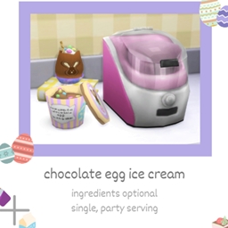 chocolate egg ice cream by Littlbowbub Spanish translation