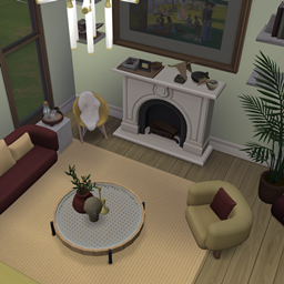 Cool Brownstone Livingroom