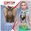 Children's Sleeveless Crop Top Hoodie logo