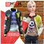 Children's Open Patched Varsity Jacket and Graphic Tee logo