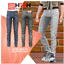 Children's Mid Rise Slim Fit Cuffed Jeans