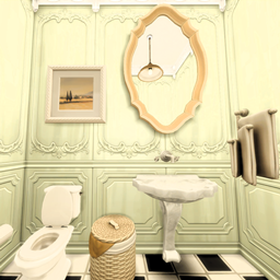 Oak Manor - Powder Room