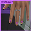 Cassry Nail Wraps Rainbow Cheetah logo