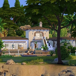 Tuscan House | No CC - The Sims 4 Rooms / Lots - CurseForge