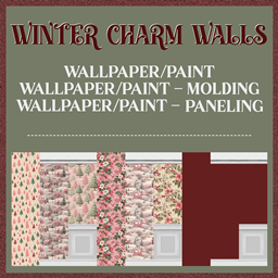 Winter Charm Walls - Paint - Wallpaper - Paneling