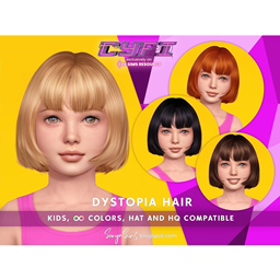 SONYASIMS - DYSTOPIA HAIR KIDS project image