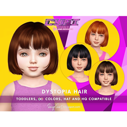 SONYASIMS - DYSTOPIA HAIR TODDLERS project image
