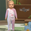 Baby girl pajamas logo