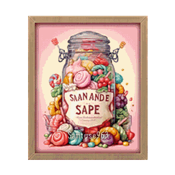 Candy Sale Poster Frame #1 Samtuse963