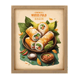 Night Market Snack Poster Frame #1 Samtuse63 logo