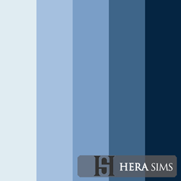 Pure Winter blues - wall set logo
