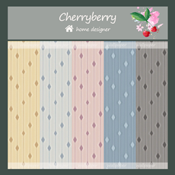 garlands of diamonds in pastel colors project image