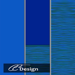 Blue horizontal stripes project image