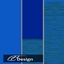 Blue horizontal stripes logo