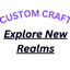 Custom Craft: Explore New Realms logo
