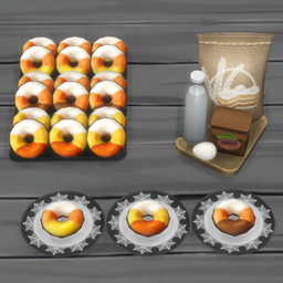 Spooky Candy Corn Doughnuts Recipe
