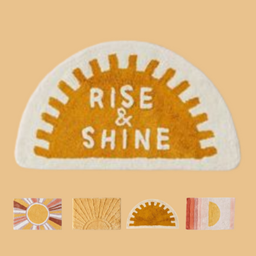 Sunshine bathroom rugs