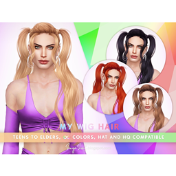 SONYASIMS - MY WIG HAIR MALES - PRIDE 2022 logo