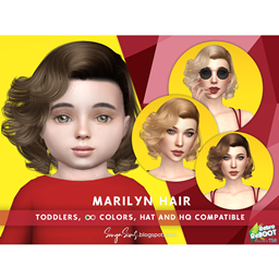 SONYASIMS - MARILYN HAIR TODDLERS project image